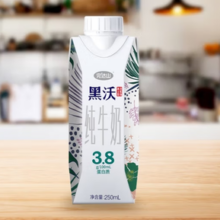 完达山 梦幻盖黑沃纯牛奶250ml*10盒