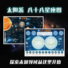 北斗新版太阳系+八十八88星座地图全2张
