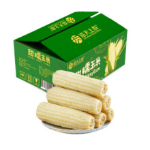 PLUS会员、京东百亿补贴：巡天上谷 甜糯玉米195g*8只箱装