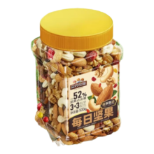 plus会员：三只松鼠每日坚果500g/罐  干果核桃腰果休闲零食