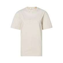 JW ANDERSON 24春夏新款棉质字母logo刺绣女圆领短袖T恤银泰百货