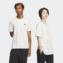 adidas 阿迪达斯 情侣款纯棉休闲上衣圆领短袖T恤男女夏季adidas阿迪达斯轻运动