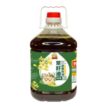 川渝风味菜籽浓香小榨菜籽油压榨非转菜籽油 2.5L