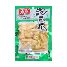 PLUS会员、需首购、需弹券：有友 泡椒凤爪零食 168g