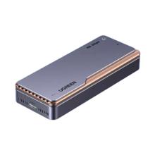 UGREEN 绿联 USB4硬盘盒m2固态硬盘外接盒m.2nvme兼容雷电4/3移动硬盘盒子