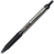 百乐（PILOT）BXRT-V5按动针管中性笔签字笔彩色水笔 0.5mm  黑色 需购3件