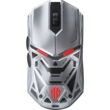 PLUS会员：nubia 努比亚 红魔系列 GS001S 三模无线鼠标 26000DPI 氘锋透明 RGB