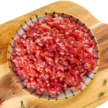 京东百亿补贴、plus会员立减:牛鲜尊 鲁西黄牛肉馅 国产原切谷饲肉馅 净含量2kg 生鲜牛肉 源头直发