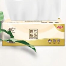 PLUS会员：清风 原木纯品抽纸 3层*100抽*24包/箱*3件