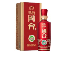 20点：GUOTAI 国台 国标酒 2018年 53%vol 酱香型白酒 500ml 单瓶装