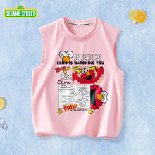 SESAME STREET 芝麻街 儿童纯棉背心t恤