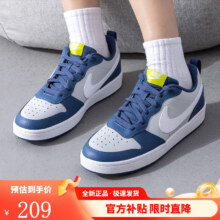 NIKE耐克女鞋新款COURT BOROUGH大童低帮舒适休闲运动板鞋BQ5448-016 BQ5448-016 35.5