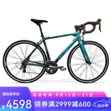 美利達（MERIDA）SHADOW幻影6  公路自行车  20速 培林花鼓 一体牙盘 青萝绿/知否绿
