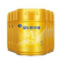 预售、PLUS会员：飞鹤 星飞帆卓睿 3段幼儿配方奶粉（1-3岁）750g*6罐 赠同款奶粉130g+露营车