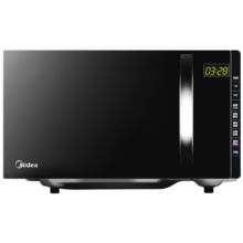美的（Midea） 微波炉烤箱一体机小型家用微波炉20升光波平板加热多功能智能杀菌饭盒蒸菜单微烤一体机C20 20L-可烧烤
