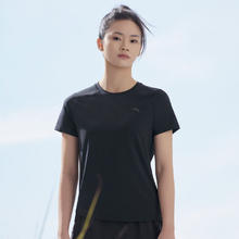 ANTA 安踏 速干T丨跑步T恤女夏季速干吸湿瑜伽健身运动透气短袖休闲上衣