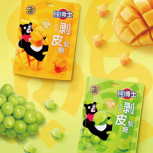 徐福记 熊博士爆浆果汁软糖 芒果味 60g*2袋 任选5件