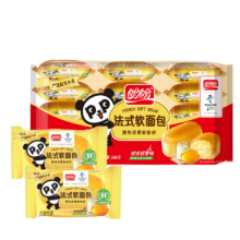PLUS会员、需首购：盼盼 法式软面包 早餐休闲零食口袋面包下午茶点心 奶香味 240g/袋