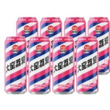 大窑 荔爱 荔枝汽水碳酸饮料 500mL*8罐