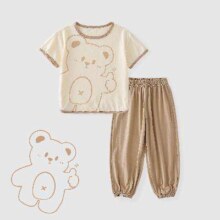 限尺码：Cotton Town 棉花堂 中大童休闲两件套