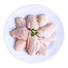 plus会员：鲜京采 调理鸡翅中2kg 冷冻 炸鸡翅卤鸡翅