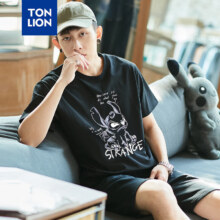 PLUS会员：TonLion 唐狮  男短袖T恤 拍2件
