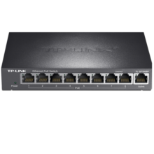 TP-LINK  9口百兆8口PoE交换机   家用监控网络集线分线分流器 TL-SF1009P