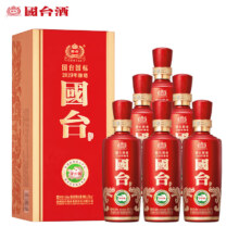 京东百亿补贴、plus会员：国台 国标酒 酱香型白酒 53度 500ml*6瓶整箱装 【新老年份随机发货】