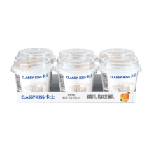 CLASSY.KISS卡士 黄桃果粒鲜酪乳100g*6杯*4件