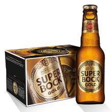 SUPER BOCK 超级波克 GOLD金啤 进口啤酒 200ml*24瓶 送礼整箱装 葡萄牙原装