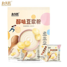 北大荒 醇味豆浆粉 无添加蔗糖营养早餐速溶 醇味豆浆 1袋（7小袋）