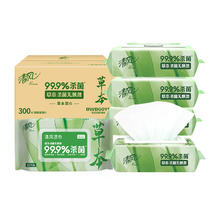 Breeze 清风 御本草湿巾草本杀菌60片×5包