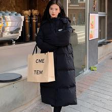 百亿补贴：Z11 反季羽绒棉衣棉服女中长款冬季过膝长款外套宽松大码加厚棉袄