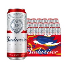 88VIP：百威啤酒 经典红罐 450ml*18听
