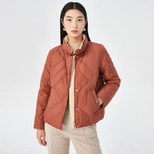 NAERSI 娜尔思 女士时尚直筒短款羽绒服
