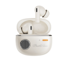 plus：EDIFIER 漫步者  花再Retro Pro2 主动降噪蓝牙耳机  云烟白+柯基耳机套