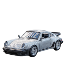 PLUS会员：中精质造 保时捷模型跑车 保时捷911Tuebo-1978【银色】