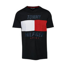 TOMMY HILFIGER 美国正品TOMMY HILFIGER男装汤米新款LOGO圆领短袖T恤时尚百搭