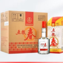 百亿补贴、plus会员：五粮液 五粮春 第一代 经典浓香型白酒 50度 500mL*6瓶 整箱装