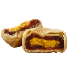 百味聚 苏式蛋黄豆沙月饼 8枚装