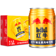 plus会员：红牛 (RedBull)  维生素风味饮料 250ml*24罐 *2件