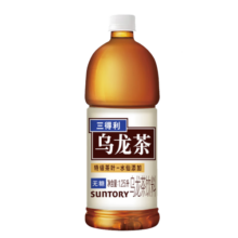 三得利（Suntory）乌龙茶 无糖0脂0卡  大瓶茶饮料 聚会分享 1.25L*6瓶   整箱装