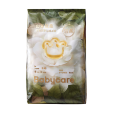babycare山茶轻柔婴儿拉拉裤体验装L码*4片(9-14kg)婴儿尿不湿 成长裤