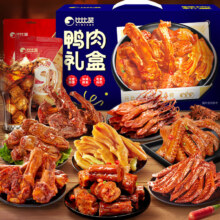 PLUS会员: 比比赞 纯鸭肉全肉辣卤大礼包 518g