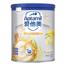 爱他美（Aptamil）婴幼儿水果谷物奶米粉 330g 7+ (7-36个月龄) 7+段【有效期25年1月】 330g