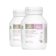 Bio Island佰澳朗德 孕妇DHA海藻油备孕期哺乳期*2 60粒/瓶 澳大利亚