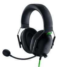 RAZER 雷蛇 旋风黑鲨V2X头戴式电竞游戏耳机麦7.1环绕声效 黑色
