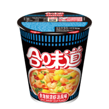PLUS会员：日清海鲜方便面 合味道标准杯海鲜风味76g*12件