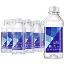 plus会员：依能 锌强化 无糖无汽弱碱苏打水饮料 350ml*15瓶*3件+凑单