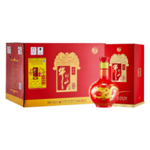 牛栏山 百年红(10) 52度 浓香型 红龙 纯粮优级白酒 北京顺义产 52度 500mL 6瓶 整箱装